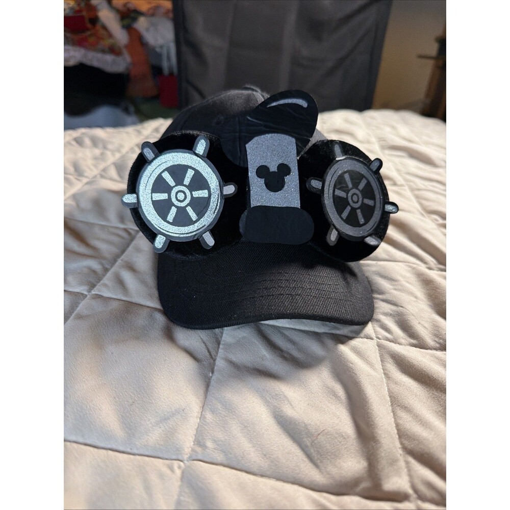 Disney Mickey Mouse Black Snapback Adjustable Hat